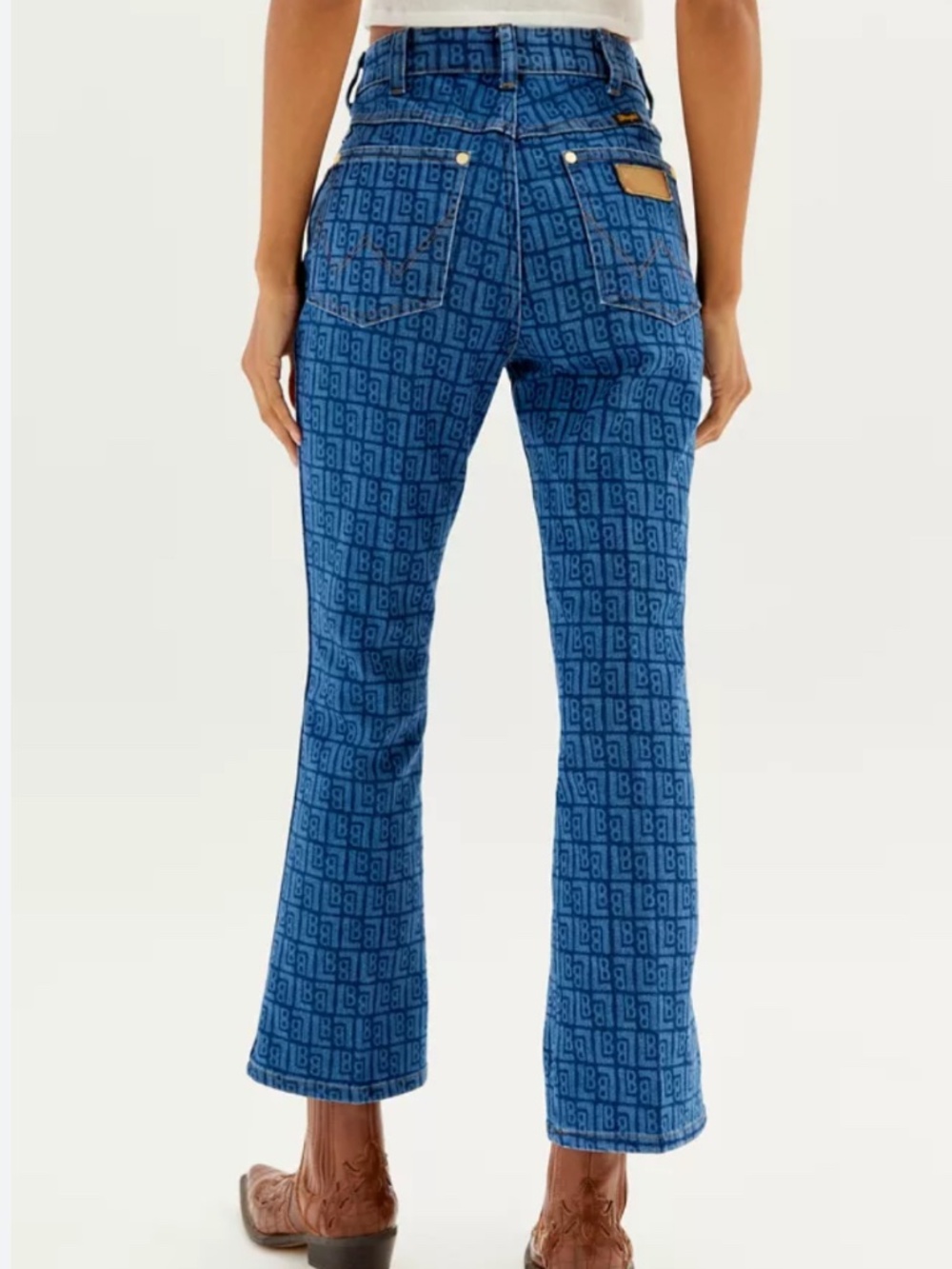 LEON BRIDGES X WRANGLER LASER WROCK FLARE JEAN WESTERN CHIC RETRO AMERICANA